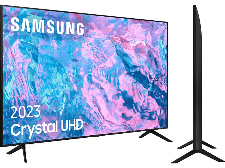 Samsung TV LED 43" - Samsung TU43CU7175UXXC, UHD 4K, Smart TV, PurColor, Object Tracking Sound Lite, Adaptive Sound, Motion Xcelerator, Negro