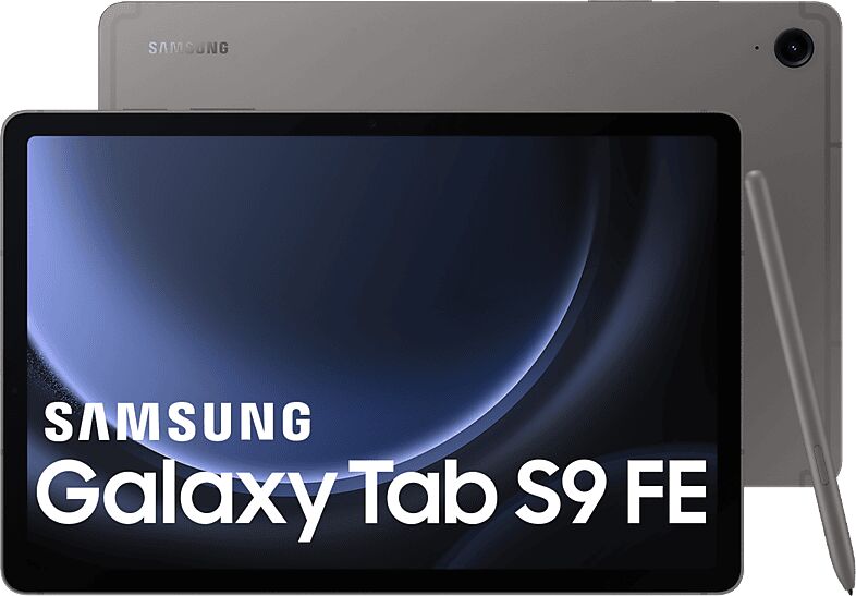 Tablet - Samsung Galaxy Tab S9 FE Wifi, 256GB, 8GB RAM, Gris, 10.9", S Pen, WQXGA+, Exynos 1380, Android 13