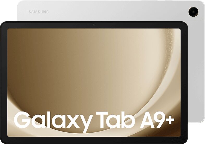 Tablet - Samsung Galaxy Tab A9+ Wifi, 128GB, 8GB RAM, Plata, 11", WQXGA, Qualcomm, Android 13