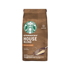 STARBUCKS Café - Starbucks House Blend café molido 100% arábica, Paquete 200 g