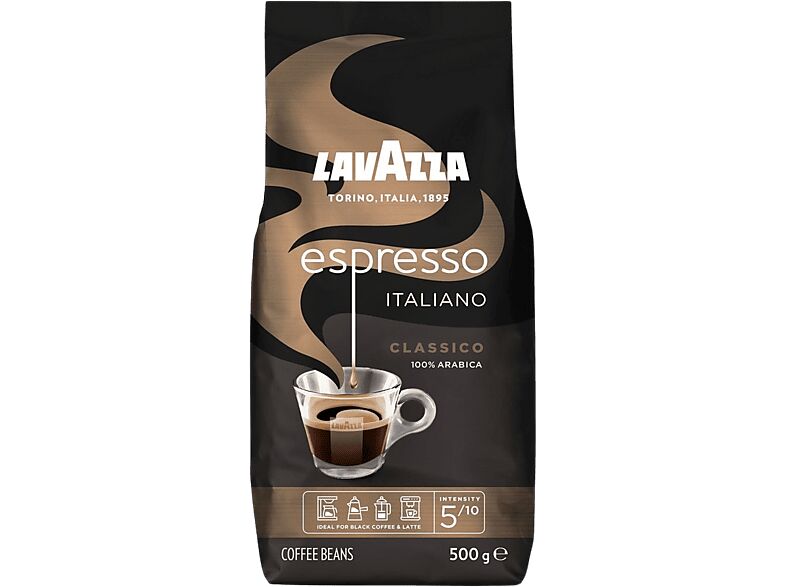 LAVAZZA Café en grano - Lavazza Espresso con sabor espresso de 500g