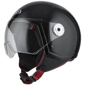 NZI Casco de moto Velca vintage  negro s