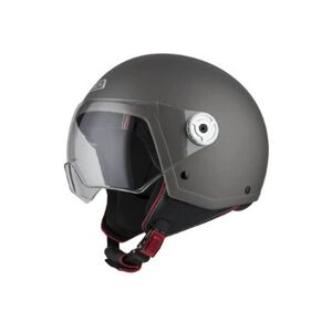 NZI Casco de moto Velca vintage  gris s