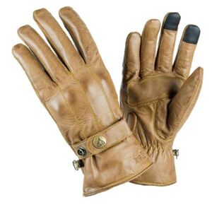 BY CITY Guantes de moto  elegant lady mostaza xs