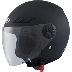 SHIRO Casco de moto jet  sh-62 negro mate xs