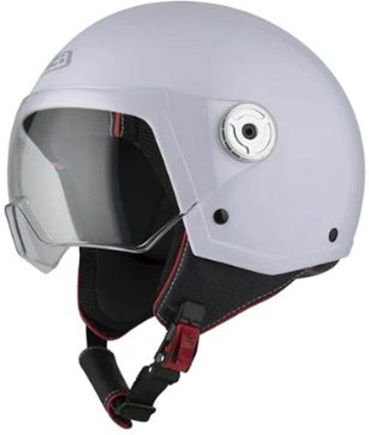 NZI Casco de moto Velca vintage  blanco s