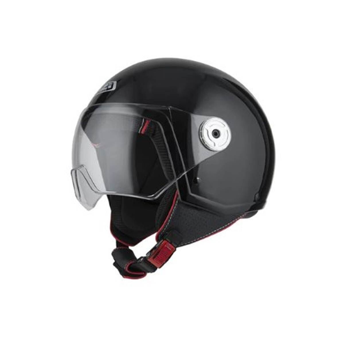 NZI Casco de moto Velca vintage  negro l