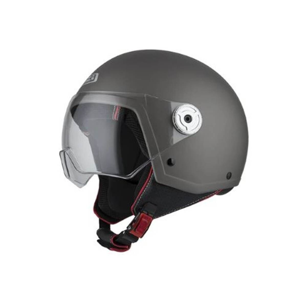 NZI Casco de moto Velca vintage  gris l