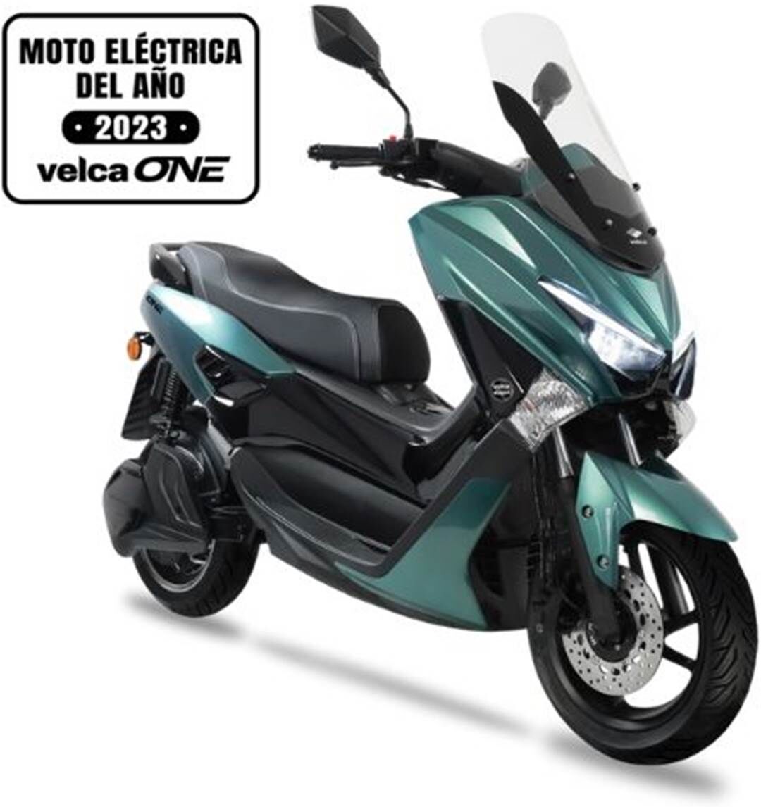 VELCA Moto eléctrica  One verde