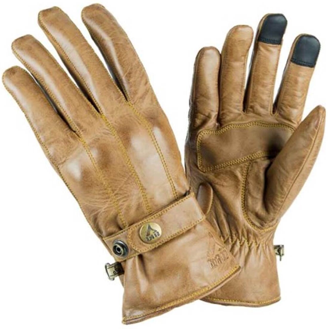 BY CITY Guantes de moto  elegant lady mostaza xs