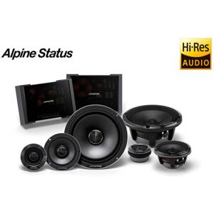 Alpine Altavoces para coche de coche 3 vías  status hi-res hd-z653