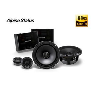 Alpine Altavoces de coche 2 vías  status hi-res hd-z65c