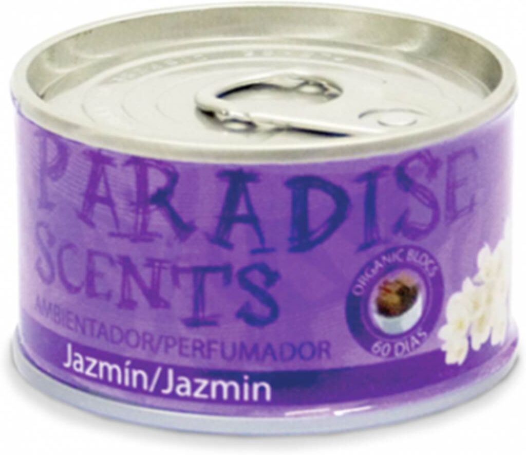 PARADISE SCENTS Ambientador coche lata  jazmín 37 gr