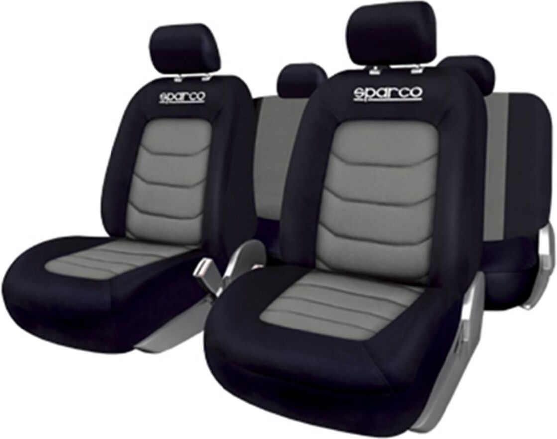 Sparco Juego completo fundas de asiento gris s-line