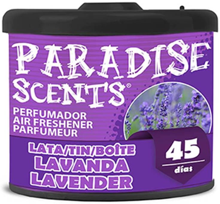 PARADISE SCENTS Ambientador coche lata  lavanda 100gr