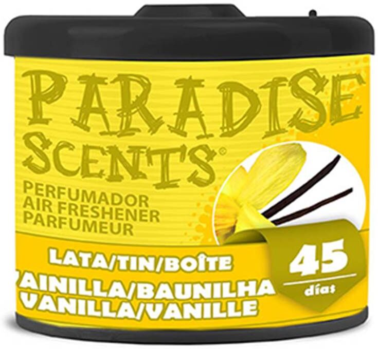 PARADISE SCENTS Ambientador lata  vainilla 100gr