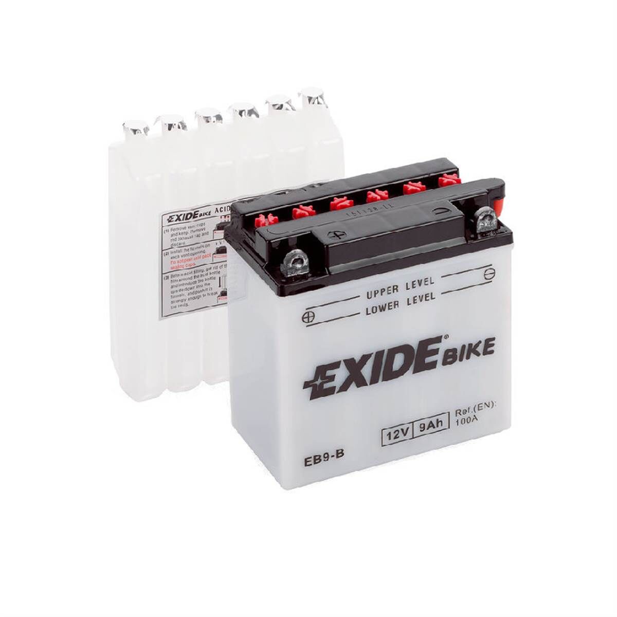 EXIDE Batería de moto  eb9-b 9ah 100a 12v