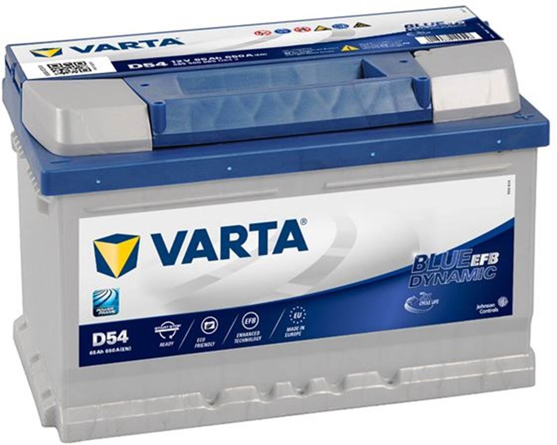 Varta Batería de coche  Start Stop efb d54 65ah 650a