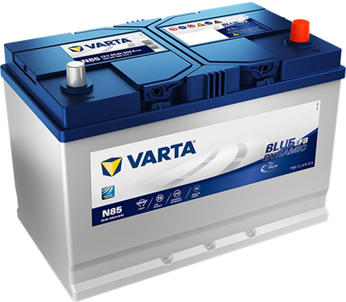 Varta Batería de coche  Start Stop efb 85ah 800a n85