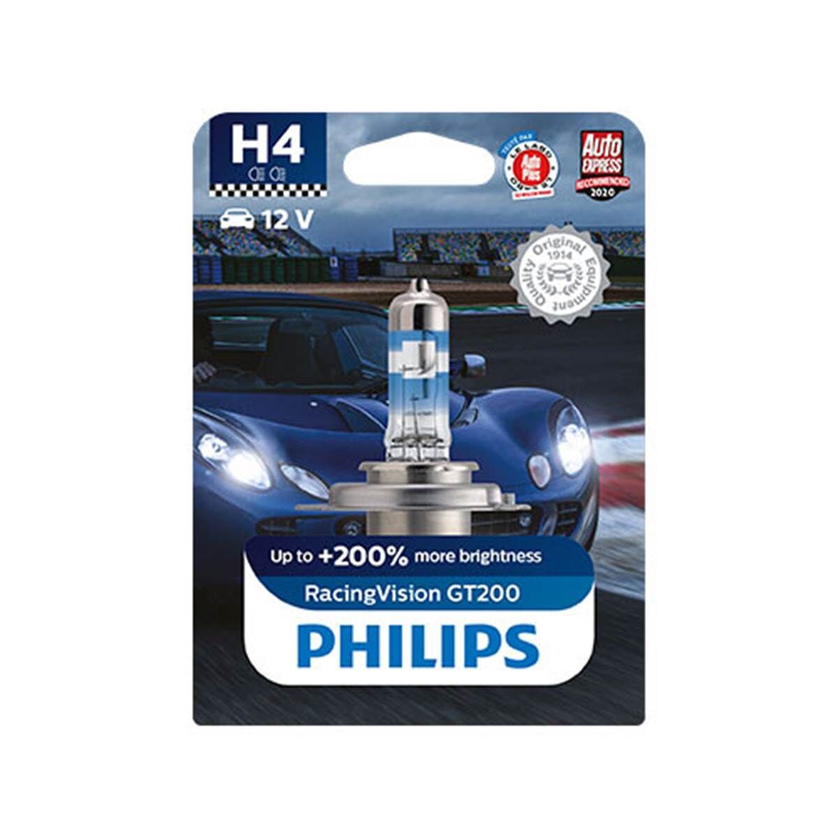 Philips Bombilla h4  Racing vision gt200 1ud