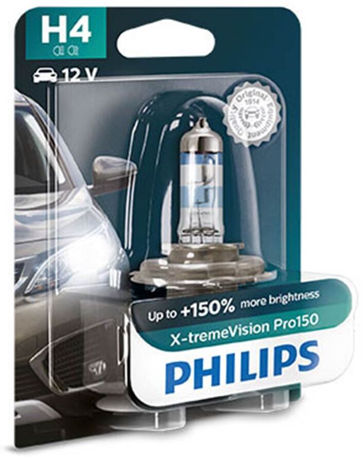 Philips Bombilla h4  xtr vision pro150 1ud