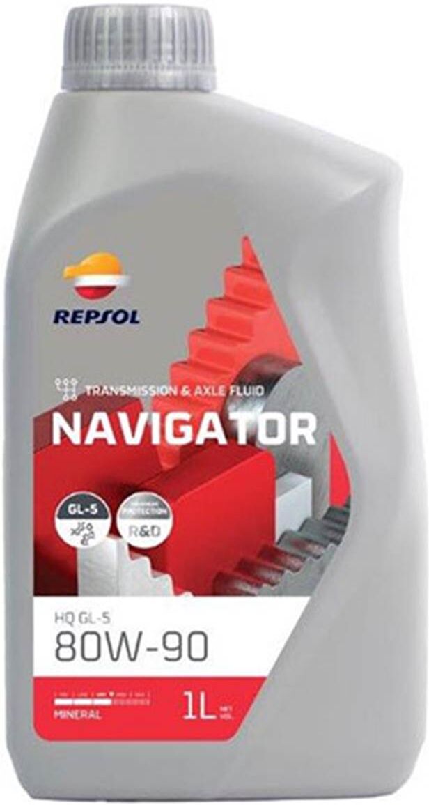 REPSOL Aceite 80W90  transm navigator HQ GL-5 1L