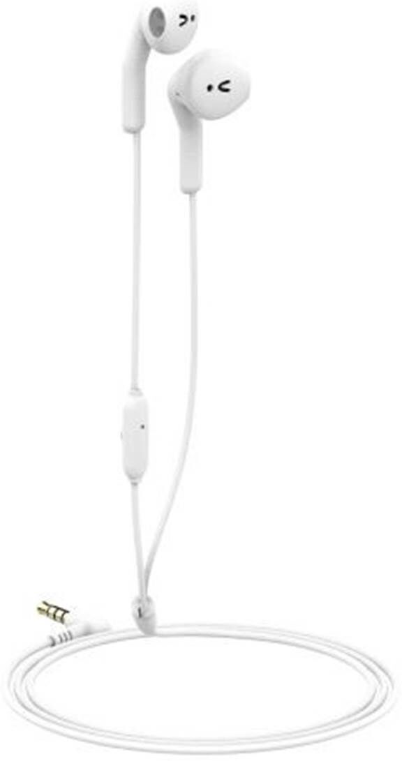 MUVIT Auriculares estéreo 3,5 mm blancos meu