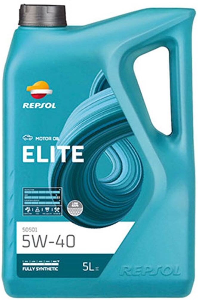 REPSOL Aceite 5W40  elite 50501 A3/B3-04, A3/B4-04, C3 5L