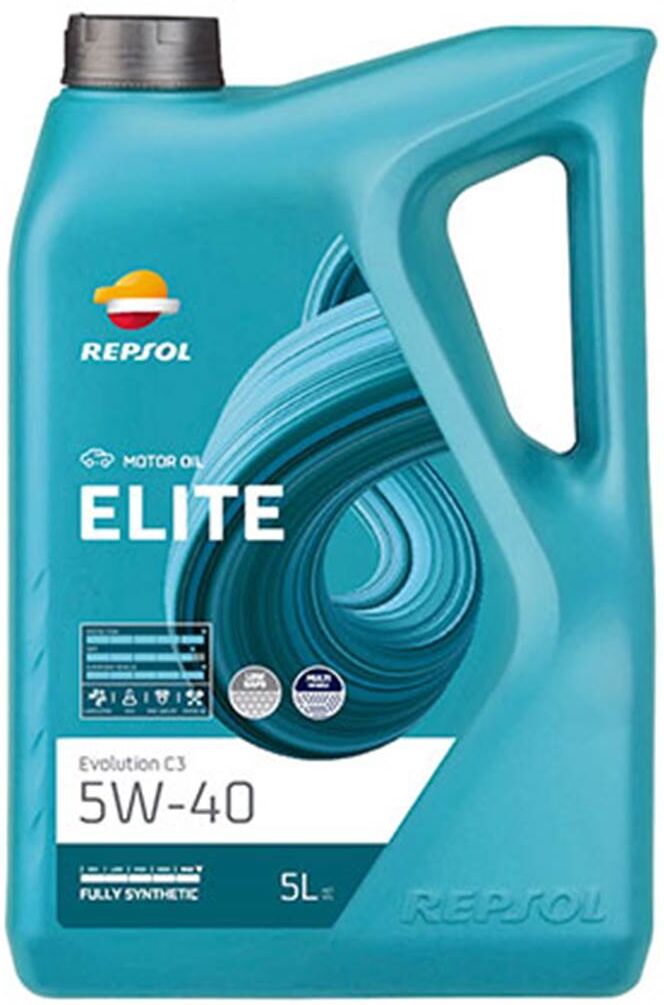 REPSOL Aceite 5W40  elite evolution C3 5L