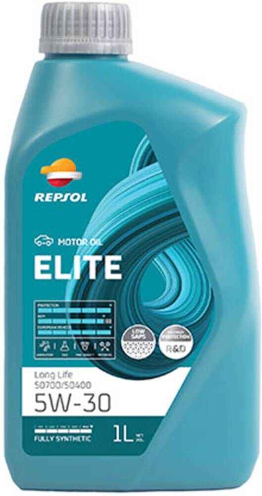 REPSOL Aceite 5W30  elite long life C3 1L