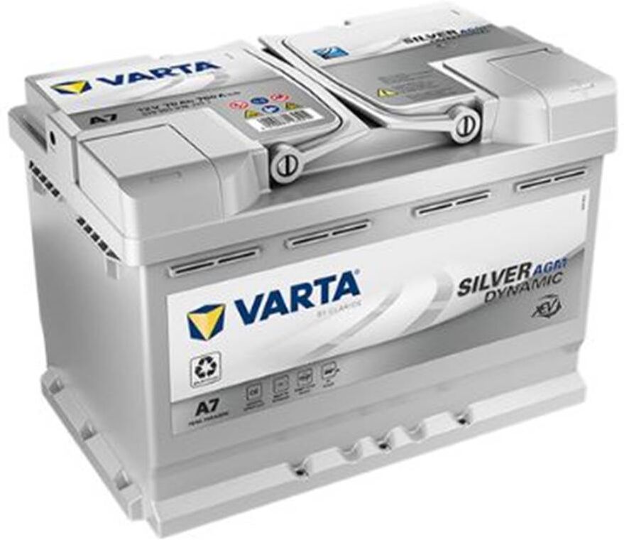 Varta Batería de coche  Start Stop agm xev 70ah 760a a7