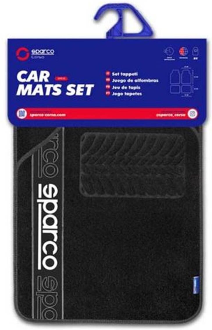 Sparco Juego alfombrillas coche  universal f510 negro