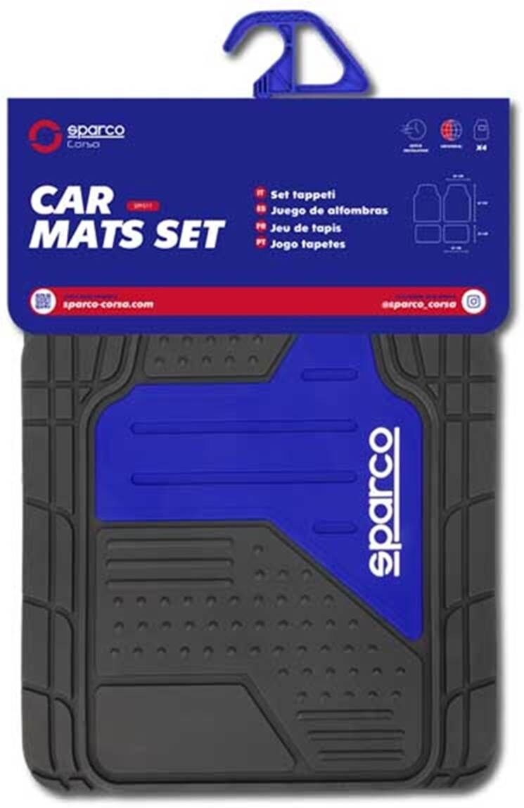 Sparco Juego alfombrillas coche  universal f511 azul