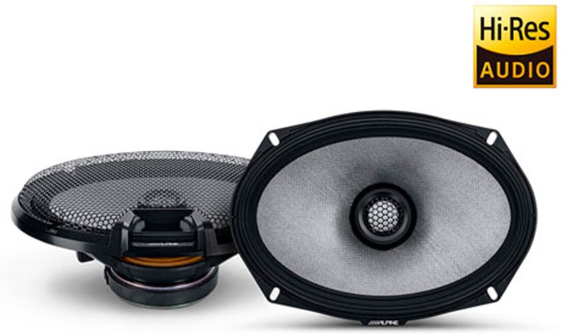 Alpine Altavoces de coche 2 vías  r2-s69