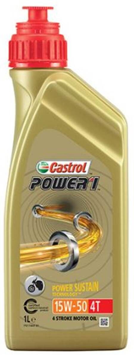 CASTROL Aceite 15w50  power 4t moto 1l