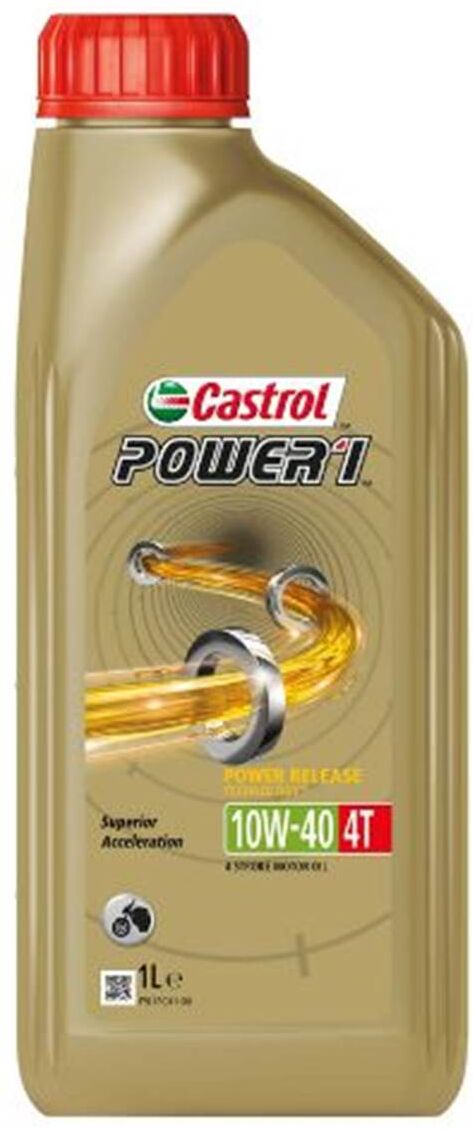 CASTROL Aceite 10w40  power 4t moto 1l