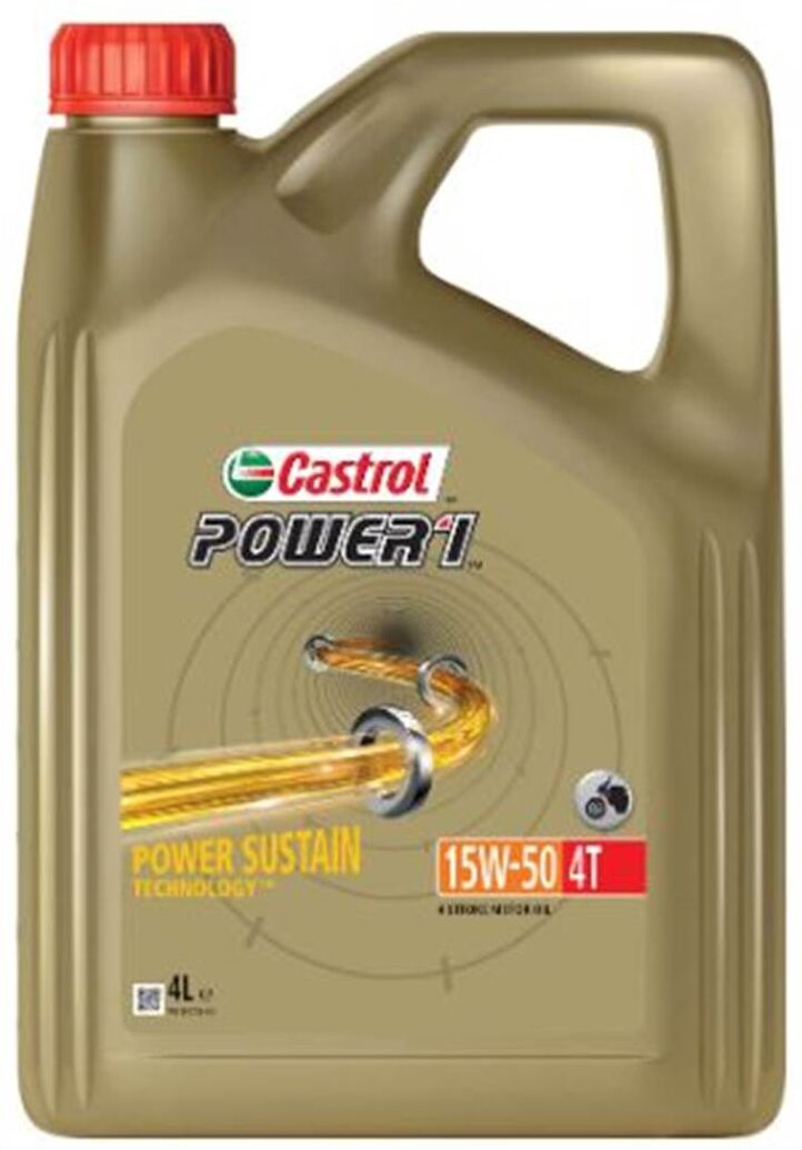 CASTROL Aceite 15w50  power 4t moto 4l