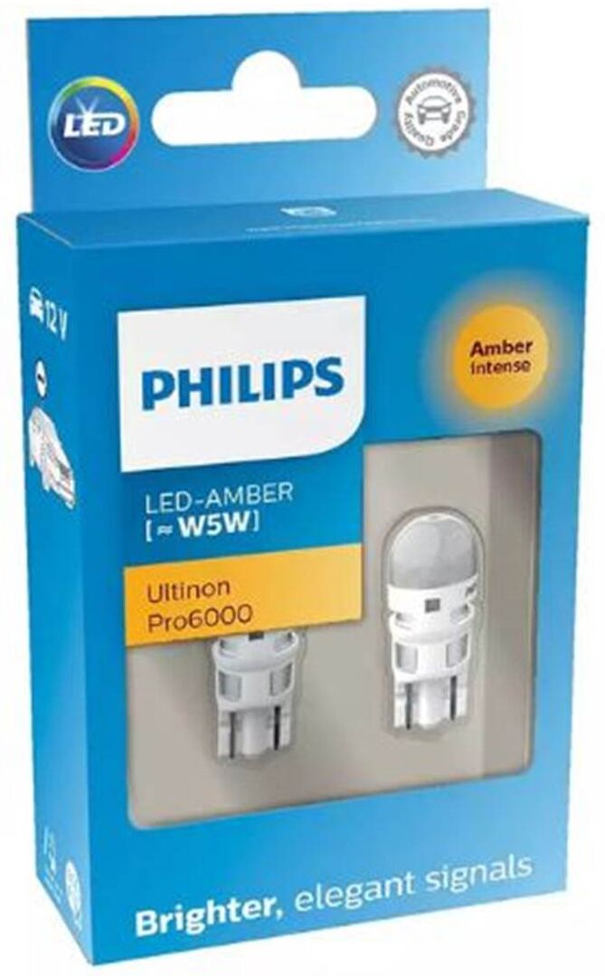 Philips Bombilla Led W5W  Ultinon Pro6000 2 uds 12V