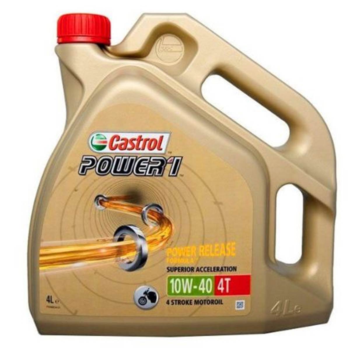 CASTROL Aceite 10w40  power 4t moto 4l