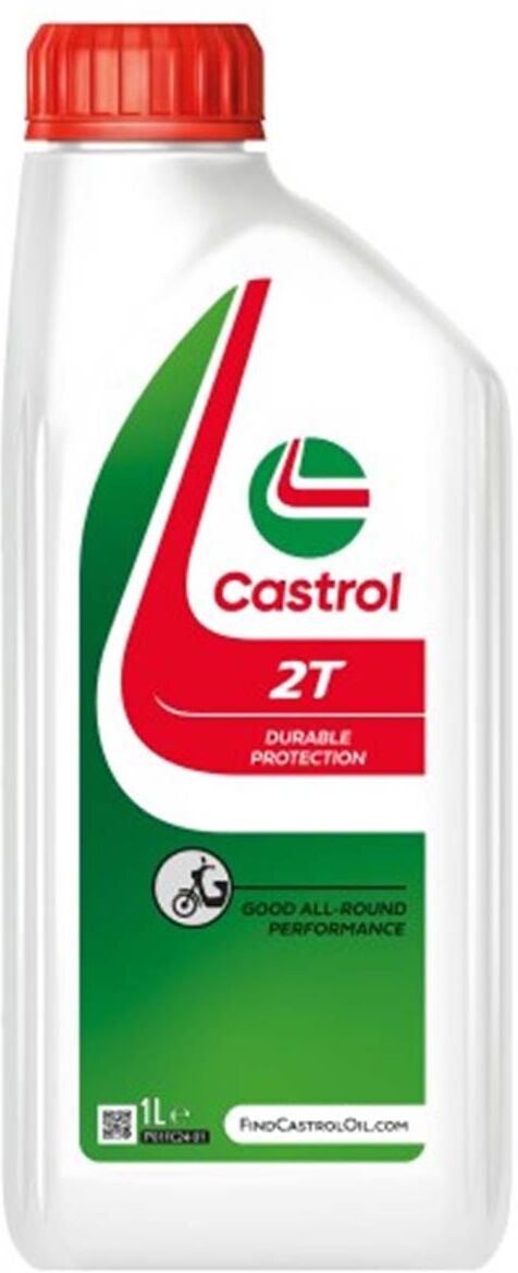 CASTROL Aceite  2t protección duradera moto 1l