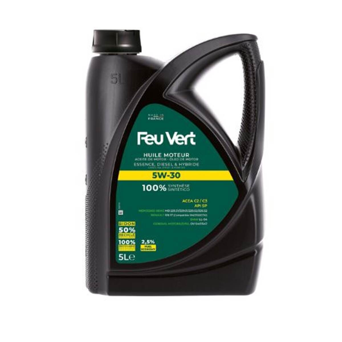 Feu Vert Aceite  5W30 Rn17 C2/C3 5L