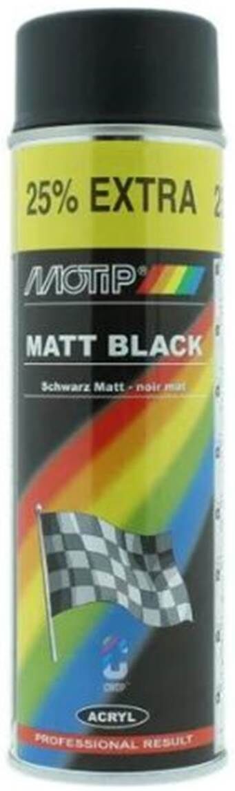 MOTIP Spray negro mate 500 ml