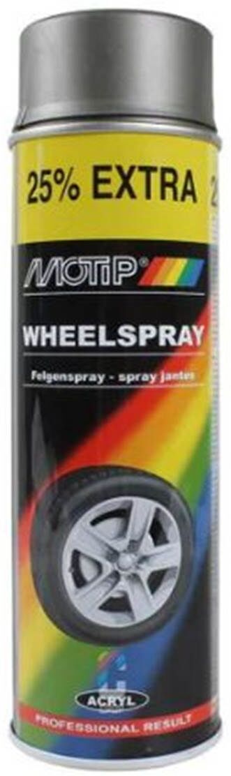 MOTIP Spray llantas plata acero 500 ml