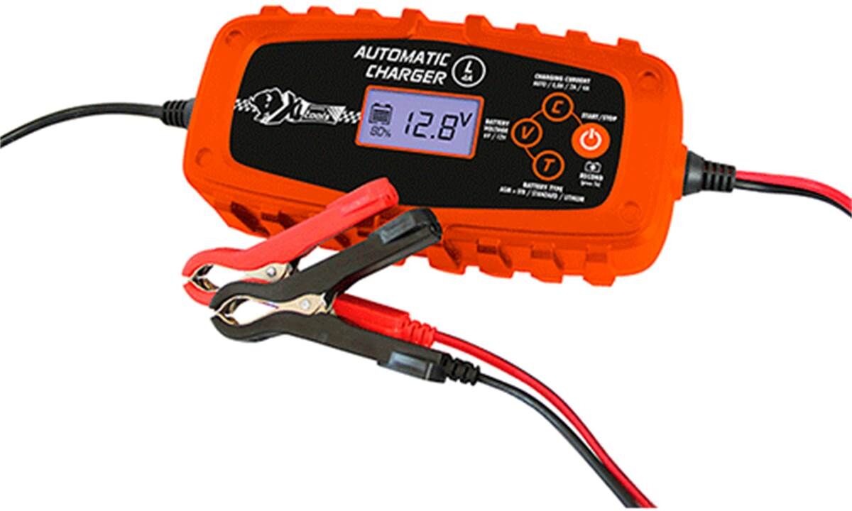 XLPTOOLS Cargador de batería coche  3 y 75 ah 12v