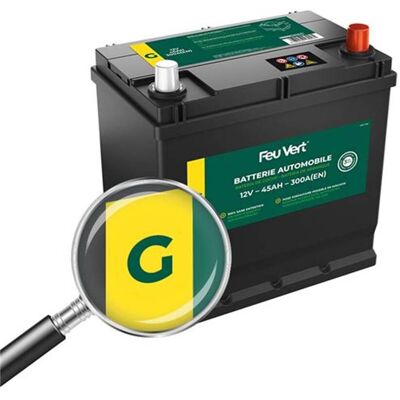Batería de coche Feu Vert G 45Ah 300A - Solo recogida en tienda Batería de coche Feu Vert G 45Ah 300A - Solo recogida en tienda