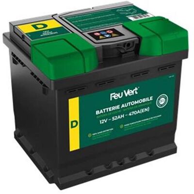 Feu Vert Batería de coche D 52Ah 470A Feu Vert Batería de coche D 52Ah 470A