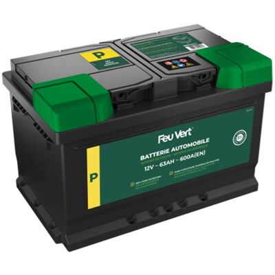 Feu Vert Batería de coche P 63ah 600a Feu Vert Batería de coche P 63ah 600a