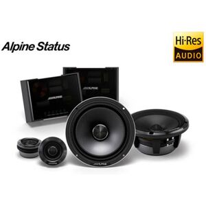 Alpine Altavoces de coche 2 vías  status hi-res hd-z65c