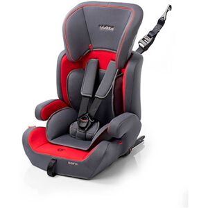 VIVITTA Silla coche niño grupo 1,2,3  viz fix rojo