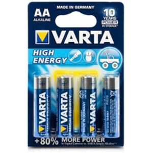 Varta Pila alcalina  aa high energy (4ud)